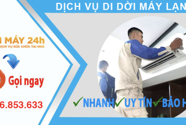 Di dời máy lạnh nhanh chóng